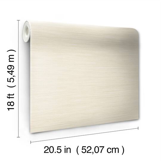 RoomMates Mr. Kate Stella Grasscloth Peel & Stick Wallpaper